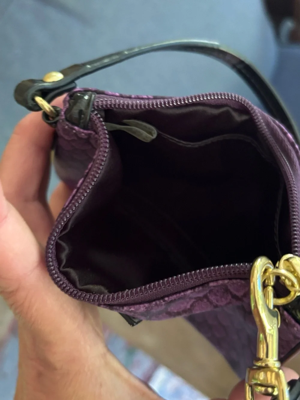 Coach Taylor Snake Print Small Wristlet NWOT